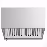 Hotte à adosser professionnelle - Profondeur 900 - 1000mm - sans moteur - avec filtres et éclairage