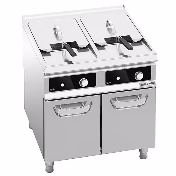 Elektro Doppelfritteuse - 22+22 Liter - 44 kW - Bflex Digital