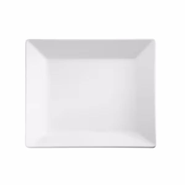 (6 ks) Servírovací podnos - PURE - Melamin - 370x370 mm - Výška: 30 mm - bílý