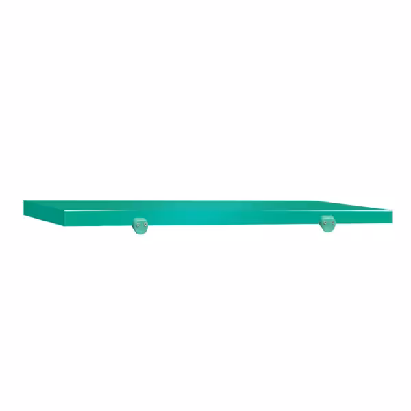 Schneideplatte für Arbeitstisch - 800x800mm - HACCP-Konform - Grün