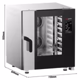 Commercial Combi Steamer - Digital, Self-Cleaning – 7× GN 1/1 – Auto direct-steam – up to 270°C