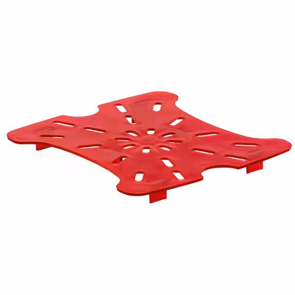 (6 stuks) CAMBRO | Afdruiprek FreshPro - voor 5,7 liter & 7,6 liter - Rood