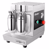 Elektrisk mjölk- & cocktailshaker – dubbel – 40 W – 240 varv/min – Rostfritt stål