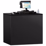 Checkout Counter MADRID - 1000mm - Matt black finish