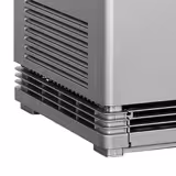 Countertop display fridge - 98L - 428mm - Double glazing - square - with 5 shelves - 1 glass door