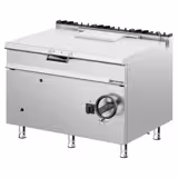 Sauteuse basculante à gaz – 120 litres – 30 kW – avec volant manuel et raccordement d’eau