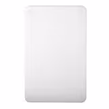 Leikkuulauta mehukourulla - 250x400 mm - Paksuus: 20 mm - HACCP-yhteensopiva - Polyeteeni (PE500) - Valkoinen - Liukuestepinnalla