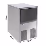 Eiswürfelbereiter - Zylinder - 41 kg/24 h