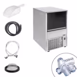 Eiswürfelbereiter - Hohlzylinder - 39 kg/24 h