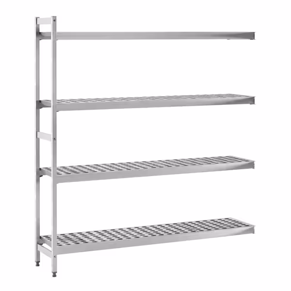 Aluminium Anbauregal (Eloxiert) - 1486 x 1685 mm