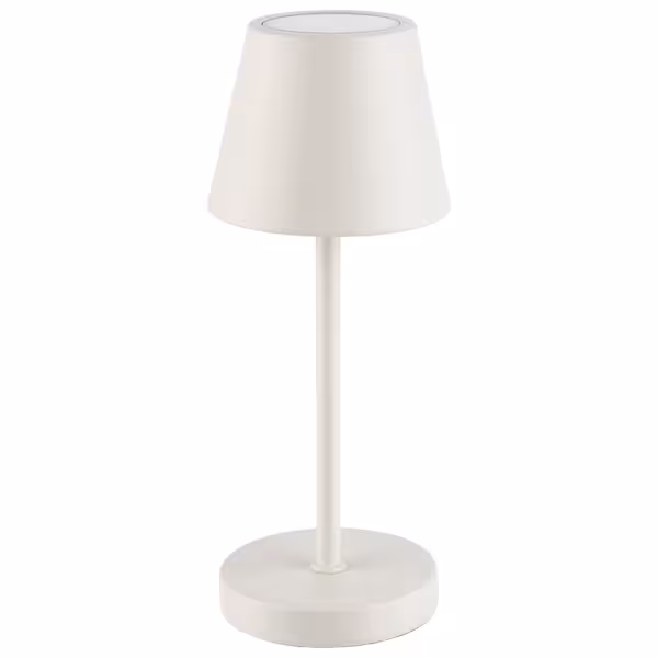 (4 pcs) LED Table Lamp - MERLE MICRO - Rechargeable - Cordless - 3-step dimmable - Ø80mm - Whisper White - with Charging Dock