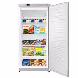 Lagertiefkühlschrank Edelstahl ECO - 400 Liter - mit 1 Tür - Innenseite der Tür aus Kunststoff