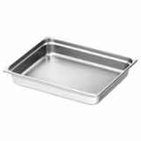 (6 pieces) – Stainless Steel Gastronorm Pan GN 2/1 – Height 100 mm