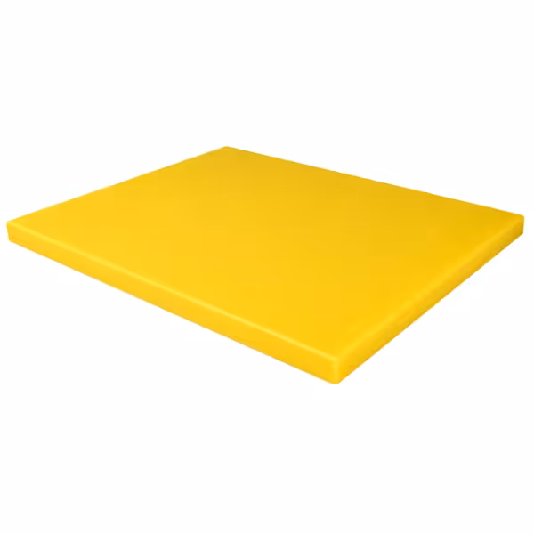 Deska do krojenia - 600x400mm - Grubość: 20mm - zgodna z HACCP - Żółty