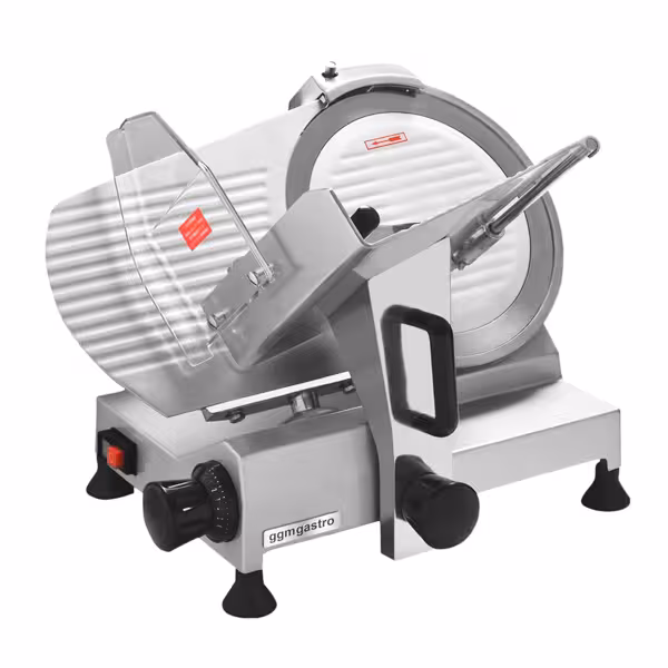 Commercial Electric Meat Slicer 12''/Ø 300 mm – Gravity Feed - 250 W - 0.5–15 mm Slices
