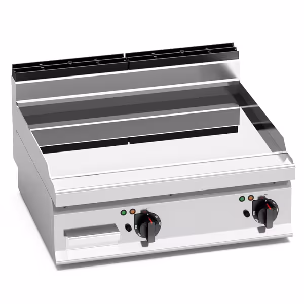 Elektrische bakplaat - 9,6kW - Glad - Bakoppervlak: 800x714mm