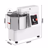 Deegkneedmachine - 42L / 38kg deeg - vaste kom - met timer - 400V