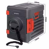 Thermobox - Frontlader - 63 Liter - Beheizt - für 12x GN 1/1
