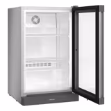 LIEBHERR | Commercial Undercounter Refrigerator 106 L 1 Glass Door PREMIUM – Stainless Steel Silver - 2–12 °C