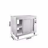 Тепловая тумба PREMIUM 1200x700мм  - дверцы с двух сторон  