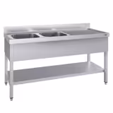 Evier ECO - 1600x700mm - avec fond & 2 bacs à gauche