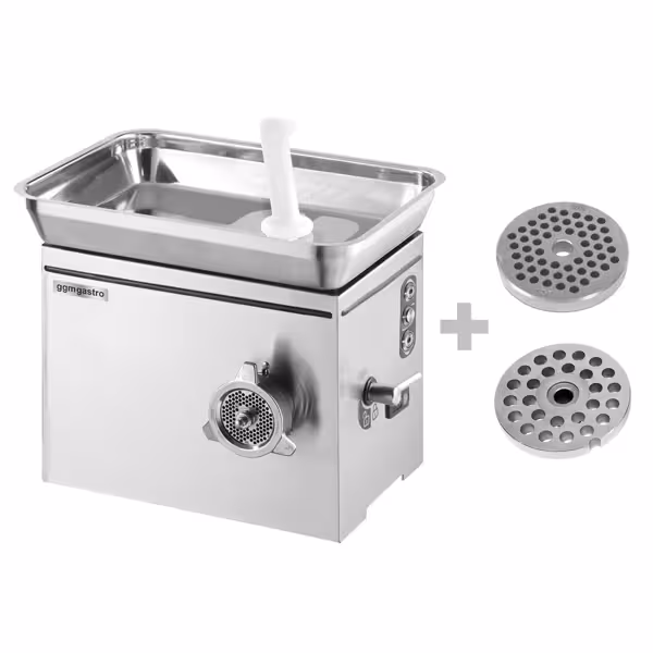 Električni stroj za mljevenje mesa 22 - 350 kg/h - 1,1 kW - Sa hlađenjem