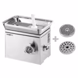 Električni stroj za mljevenje mesa – glava 22 - 350 kg/h - 1,1 kW - 230 V (monofazni) - s hlađenjem - ploča 4,5 mm