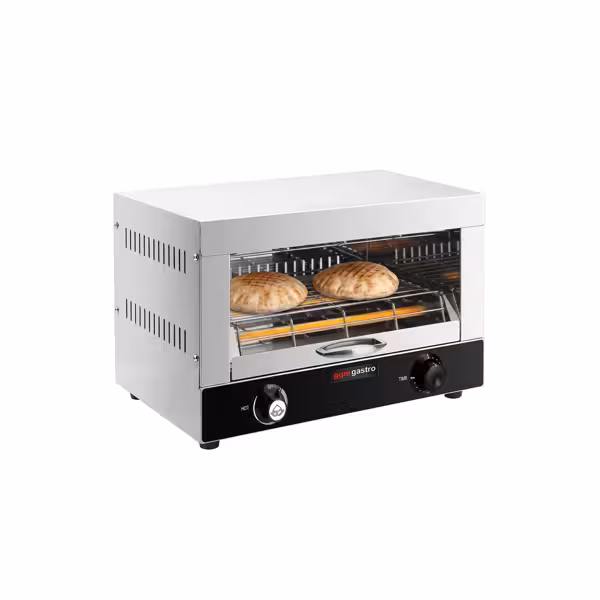 Pita Oven / Salamander COMPACT - Infrarood - 2,4kW - 230V - met tijdschakelaar