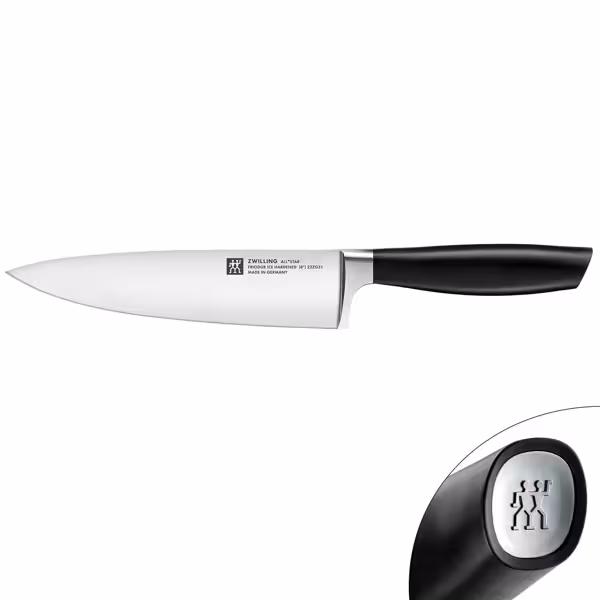 ZWILLING | ALL * STAR - Koksmes - Mes: 200mm - Zilver