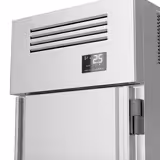 Einfahrkühlschrank Edelstahl Premium PLUS - GN 2/1 - GN 1/1 - EN 600x400- 1300 Liter - mit 1 Tür