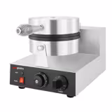 Vohvelirauta - manuaalinen termostaatti - 1,3 kW - Pyöreä - Ø 180 mm - teflon‑pinnoitetut paistolevyt