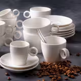 (6 pieces) BART - Soup saucer - Ø 15.5 cm - Ivory