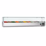Kühlaufsatzvitrine ECO - 2000x395mm - 9x GN 1/3