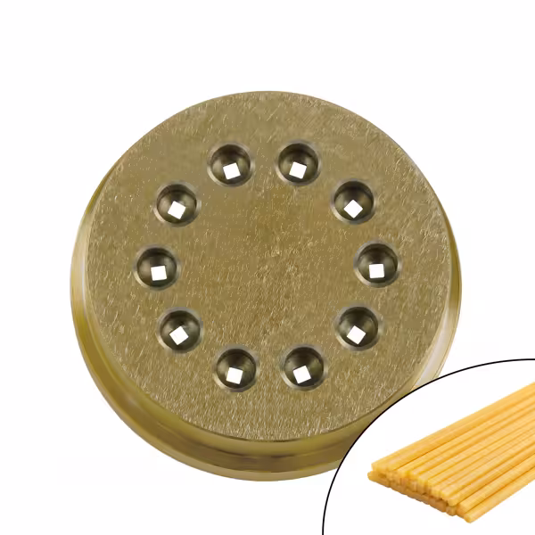 Makarna Kalıbı - Pirinç & Bakır - Spaghetti alla Chitarra 2x2mm - NMF8N & NMF13N ile uyumlu - Ø57mm
