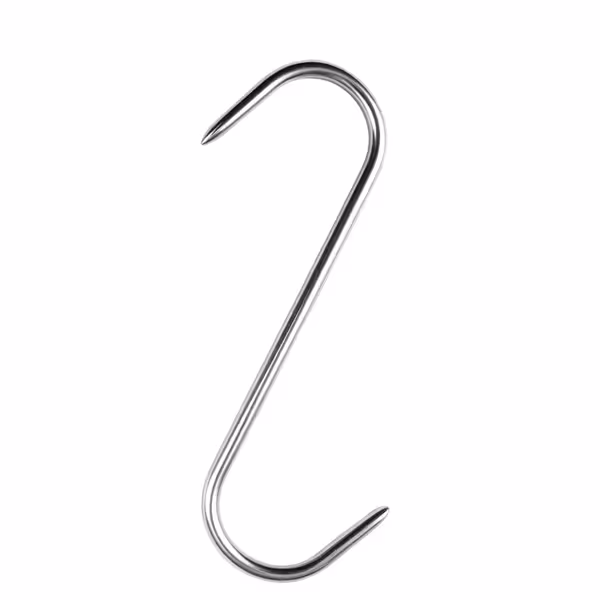 (10 Stück) - Fleischhaken für Fleischreifeschrank - Länge: 200mm - Dicke: 4mm