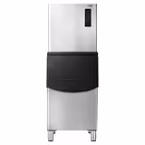 IJsblokjesmachine - Volle ijsblokjes - 160kg/24u - incl. ijsopslagbunker