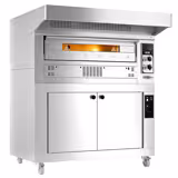 Commercial Gas Pizza Oven 1 Chamber – 9×Ø35 cm pizzas - Hood & Proofer incl. - Super‑Crisp vent - Heat‑reflective window - 20 kW