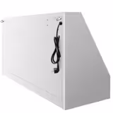 Wandafzuigkap RVS - 700mm diep - 1400mm - zonder motor - met 3 labyrintfilters en verlichting