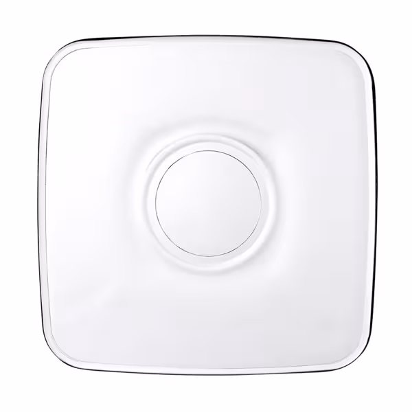 (72 stuks) AQUA - Schotel voor theeglazen - Rechthoekig - 102x102mm