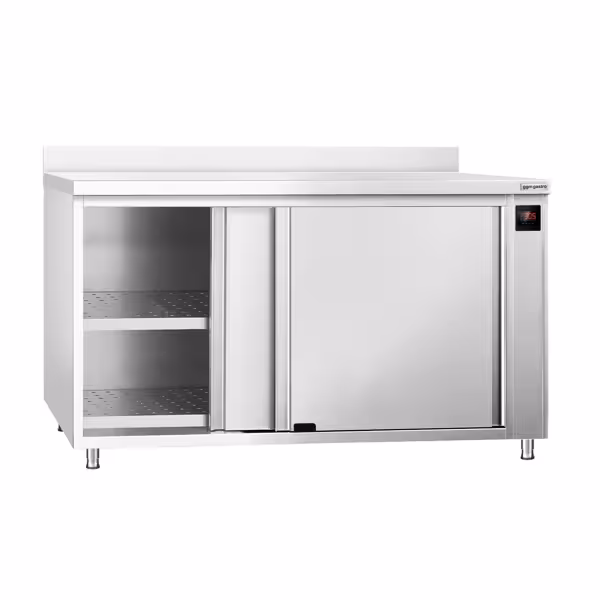 Isıtma Dolabı PREMİUM - 1600x700mm - Backsplash ve Sürgülü Kapaklı - Dijital