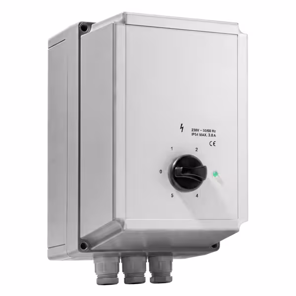 Drehzahlregler mit 5 Stufen - 230Volt - 3 Ampere