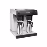 Filterkaffeemaschine - 2x 2 Liter - mit 2 Warmhalteplatten - inkl. 2 Isolierkannen
