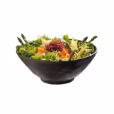 (6 adet) Tatlı / Salata Kasesi - MARONE - Melamin - 0,8L - yuvarlak - Ø190mm - Derinlik:80mm - Siyah/Kahverengi