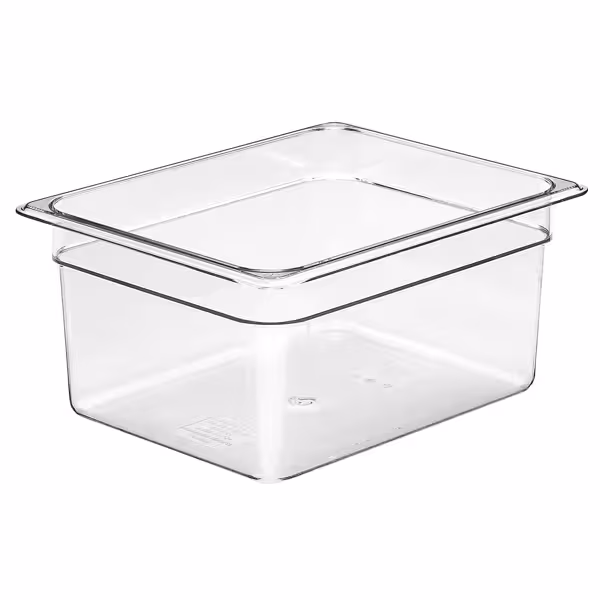 (6 Stück) CAMBRO | CAMVIEW® - Copolymer-Behälter GN 1/2 - Transparent - Höhe: 150mm - BPA-Frei