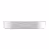 (6 Stück) SEA WAVE - Dessert-/ Salatschale - oval - 160x70mm - Weiß