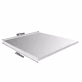 Protective Splashback Panel for Extraction Canopies - 2006x987mm