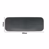 (2 stuks) SELTMANN WEIDEN | Coup bord - plat rechthoekig - 380x140mm - Antraciet