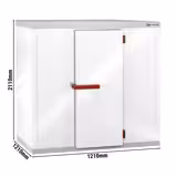 Commercial Walk-In Cold Room - 1210x1210mm - 2,15m³ (2150L)