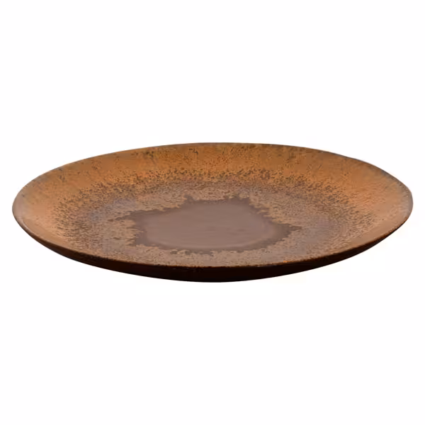 (6 pcs) CECIL | Plate - Stoneware - Ø210mm - Brown