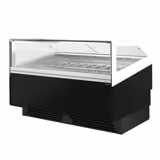 Eistheke ADAM - 1700mm - Umluft - für 18x 5 Liter oder 12x 7 Liter Eisbehälter - Schwarz